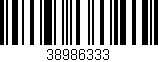 Código de barras (EAN, GTIN, SKU, ISBN): '38986333'