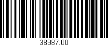 Código de barras (EAN, GTIN, SKU, ISBN): '38987.00'