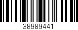 Código de barras (EAN, GTIN, SKU, ISBN): '38989441'