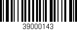 Código de barras (EAN, GTIN, SKU, ISBN): '39000143'