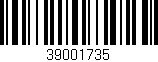 Código de barras (EAN, GTIN, SKU, ISBN): '39001735'