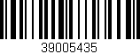 Código de barras (EAN, GTIN, SKU, ISBN): '39005435'