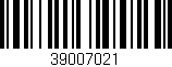Código de barras (EAN, GTIN, SKU, ISBN): '39007021'