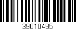Código de barras (EAN, GTIN, SKU, ISBN): '39010495'
