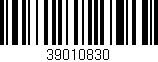 Código de barras (EAN, GTIN, SKU, ISBN): '39010830'