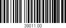 Código de barras (EAN, GTIN, SKU, ISBN): '39011.00'