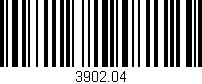 Código de barras (EAN, GTIN, SKU, ISBN): '3902.04'