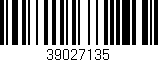 Código de barras (EAN, GTIN, SKU, ISBN): '39027135'