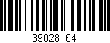 Código de barras (EAN, GTIN, SKU, ISBN): '39028164'