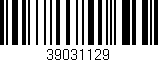 Código de barras (EAN, GTIN, SKU, ISBN): '39031129'
