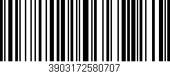 Código de barras (EAN, GTIN, SKU, ISBN): '3903172580707'