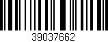 Código de barras (EAN, GTIN, SKU, ISBN): '39037662'