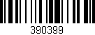 Código de barras (EAN, GTIN, SKU, ISBN): '390399'