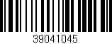 Código de barras (EAN, GTIN, SKU, ISBN): '39041045'