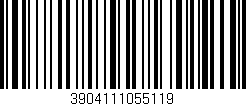 Código de barras (EAN, GTIN, SKU, ISBN): '3904111055119'