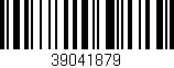 Código de barras (EAN, GTIN, SKU, ISBN): '39041879'
