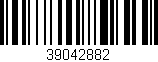 Código de barras (EAN, GTIN, SKU, ISBN): '39042882'