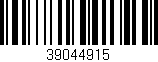 Código de barras (EAN, GTIN, SKU, ISBN): '39044915'