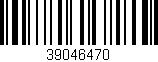 Código de barras (EAN, GTIN, SKU, ISBN): '39046470'