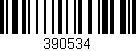 Código de barras (EAN, GTIN, SKU, ISBN): '390534'