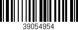 Código de barras (EAN, GTIN, SKU, ISBN): '39054954'