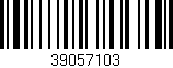 Código de barras (EAN, GTIN, SKU, ISBN): '39057103'