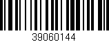 Código de barras (EAN, GTIN, SKU, ISBN): '39060144'