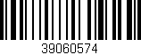 Código de barras (EAN, GTIN, SKU, ISBN): '39060574'