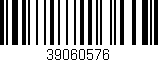 Código de barras (EAN, GTIN, SKU, ISBN): '39060576'