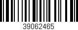 Código de barras (EAN, GTIN, SKU, ISBN): '39062465'