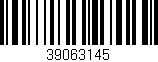 Código de barras (EAN, GTIN, SKU, ISBN): '39063145'