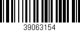 Código de barras (EAN, GTIN, SKU, ISBN): '39063154'