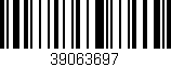 Código de barras (EAN, GTIN, SKU, ISBN): '39063697'