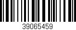 Código de barras (EAN, GTIN, SKU, ISBN): '39065459'