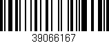 Código de barras (EAN, GTIN, SKU, ISBN): '39066167'
