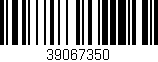 Código de barras (EAN, GTIN, SKU, ISBN): '39067350'