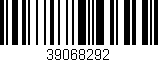 Código de barras (EAN, GTIN, SKU, ISBN): '39068292'