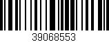 Código de barras (EAN, GTIN, SKU, ISBN): '39068553'