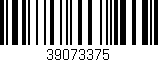 Código de barras (EAN, GTIN, SKU, ISBN): '39073375'