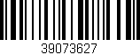 Código de barras (EAN, GTIN, SKU, ISBN): '39073627'
