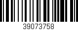 Código de barras (EAN, GTIN, SKU, ISBN): '39073758'