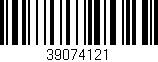 Código de barras (EAN, GTIN, SKU, ISBN): '39074121'