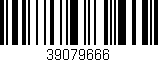 Código de barras (EAN, GTIN, SKU, ISBN): '39079666'