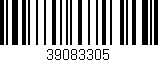 Código de barras (EAN, GTIN, SKU, ISBN): '39083305'