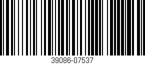 Código de barras (EAN, GTIN, SKU, ISBN): '39086-07537'