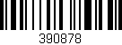 Código de barras (EAN, GTIN, SKU, ISBN): '390878'
