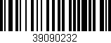 Código de barras (EAN, GTIN, SKU, ISBN): '39090232'