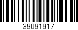 Código de barras (EAN, GTIN, SKU, ISBN): '39091917'