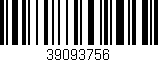 Código de barras (EAN, GTIN, SKU, ISBN): '39093756'