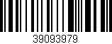 Código de barras (EAN, GTIN, SKU, ISBN): '39093979'